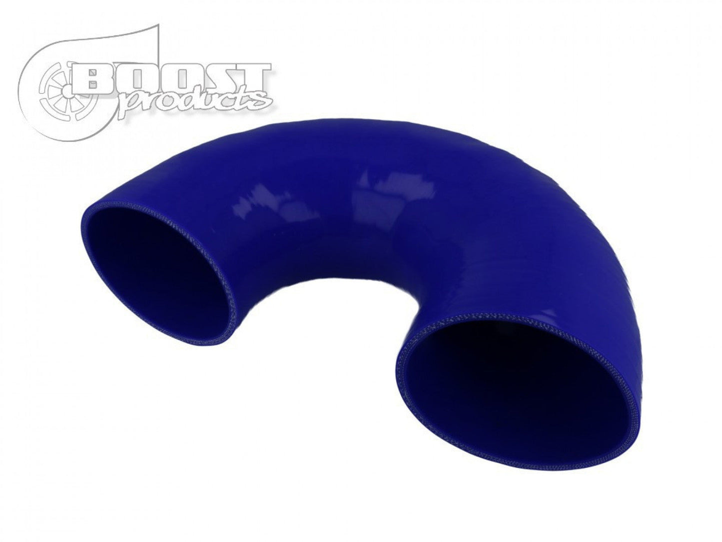 BOOST Products Silicone Elbow 180 degree, 10mm (0.4") ID, blue