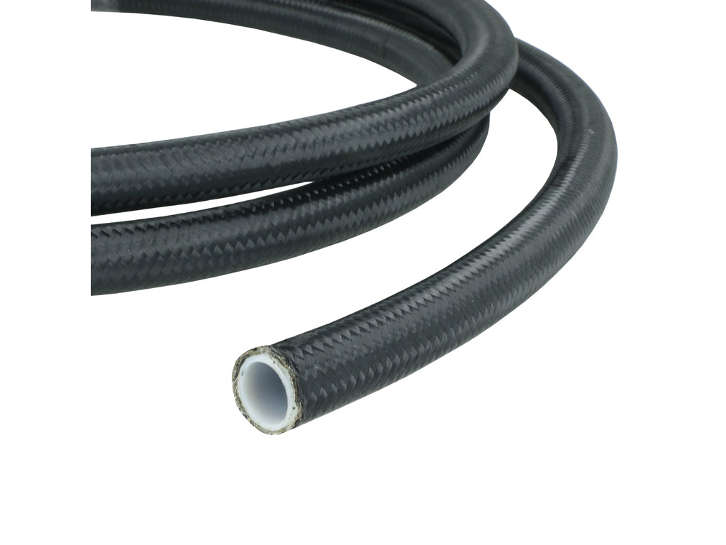 BOOST Products PTFE Hydraulic Hose -08 AN - 2ft (1.8m), black Nylon