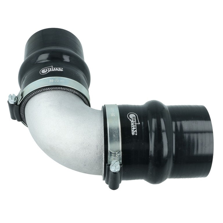 BOOST Products Cast Aluminum 90 degree Elbow 89mm (3.5") - tight radius