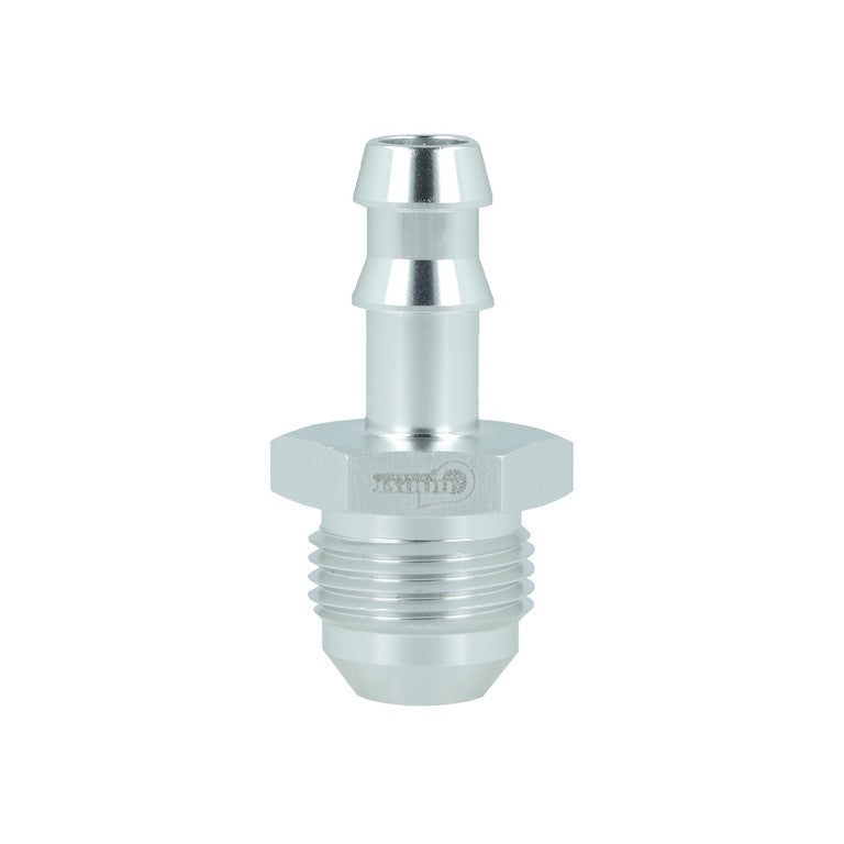 BOOST Products Screw-in Adapter -08 AN male to Barb 10mm (0.4"), silver