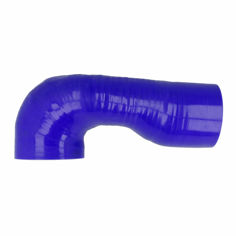 BOOST Products Cobra Head Silicone Hose 90 degree Elbow 76mm (3.0"), blue