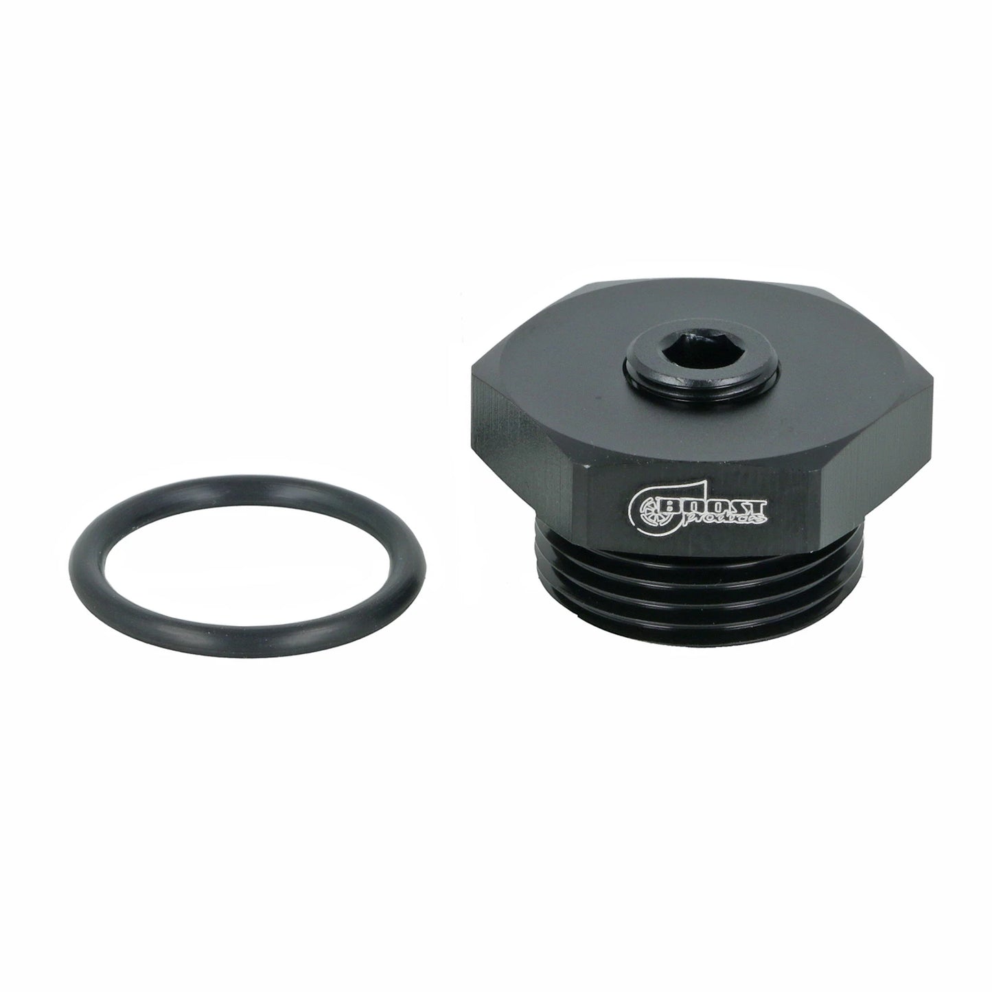 BOOST Products Screw-in Adapter M22x1.5 male to 1/8" NPT female thread, black