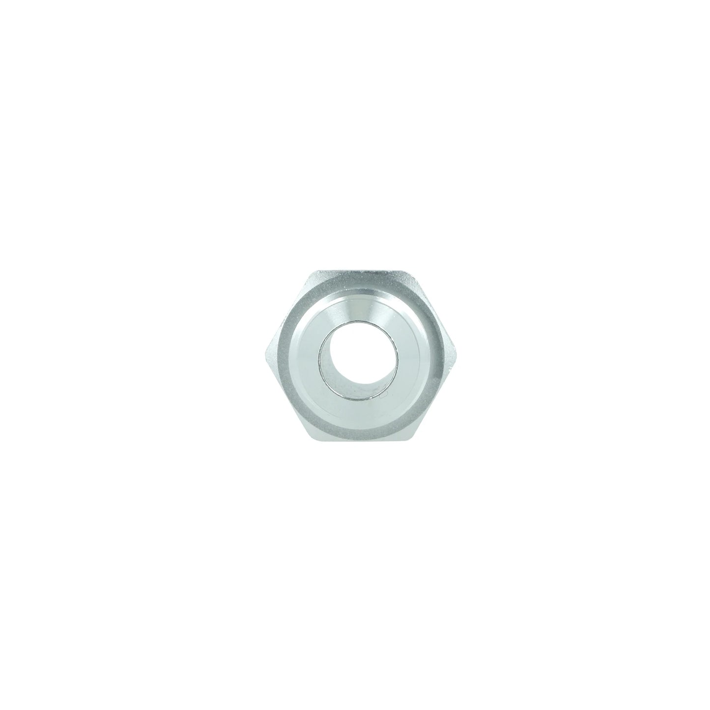BOOST Products Screw-in Adapter -06 AN male to Barb 3/8" (10mm), silver