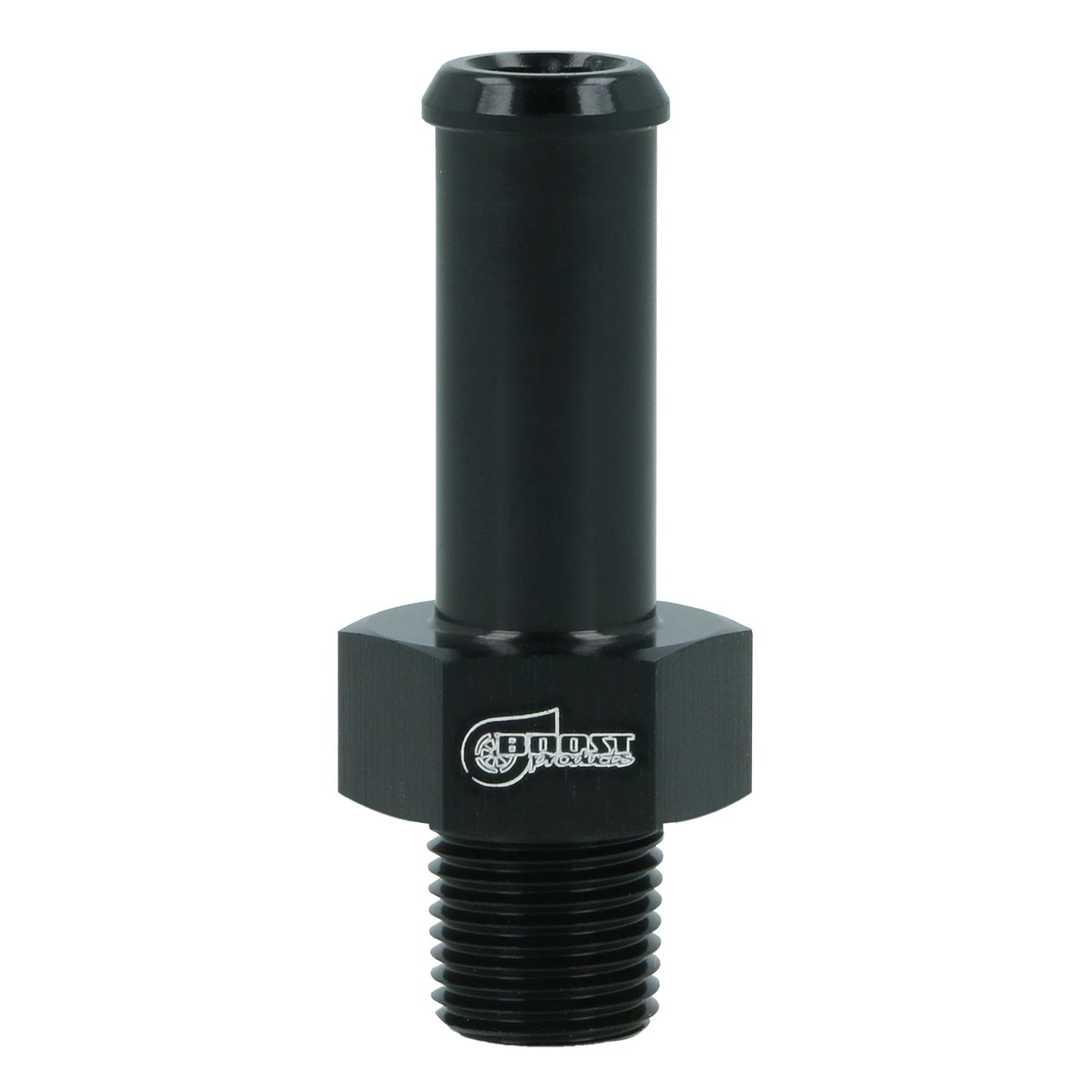 BOOST Products Screw-in Adapter 1/8" NPT male to Hose Connection 3/8" (10mm), black