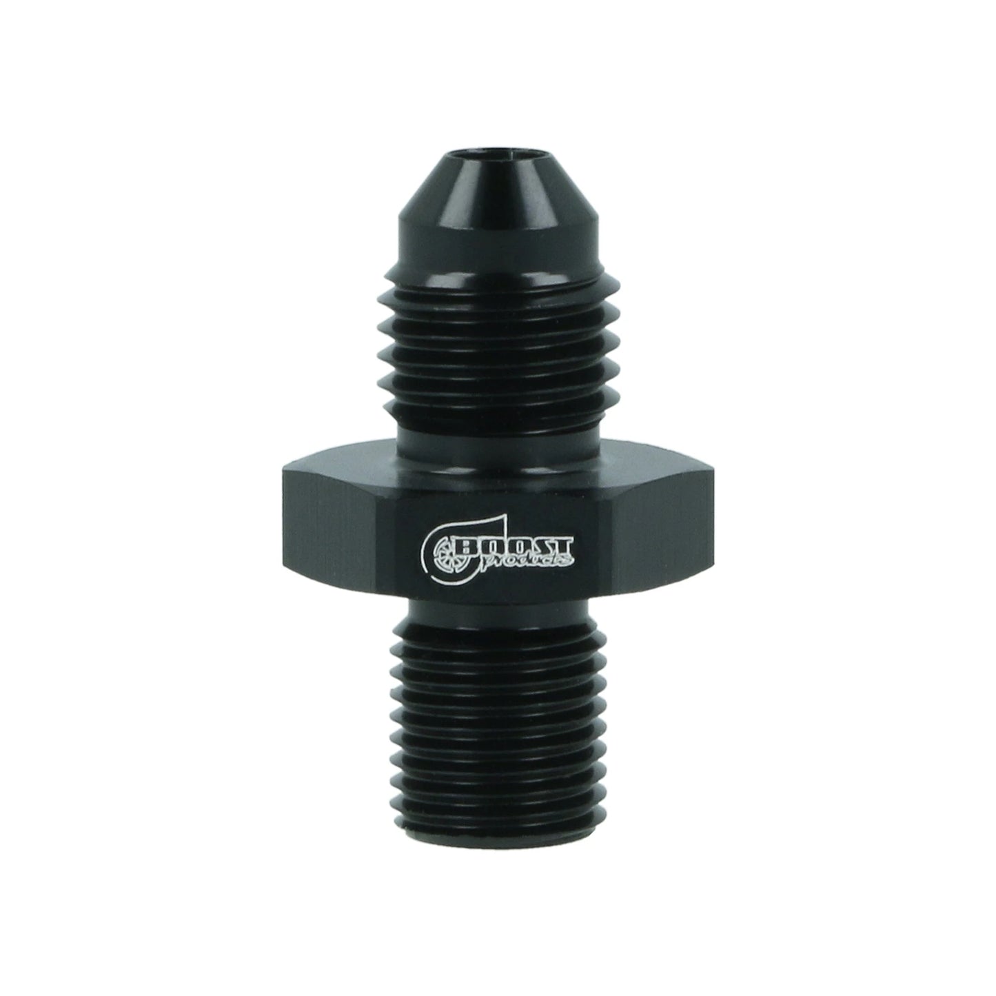 BOOST Products Adapter -04 AN male to M10x1,0mm male, black