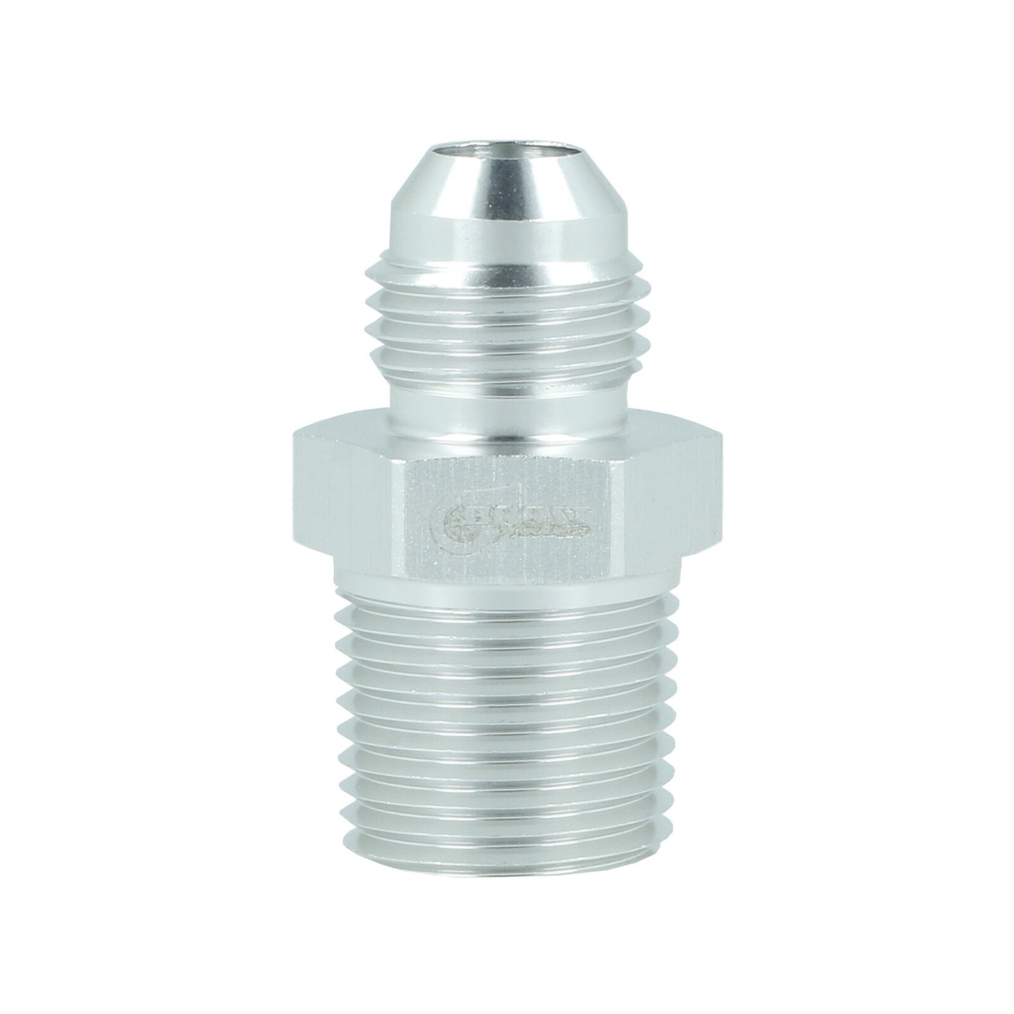 BOOST Products Adapter -06 AN male to 1/4" NPT male, silver