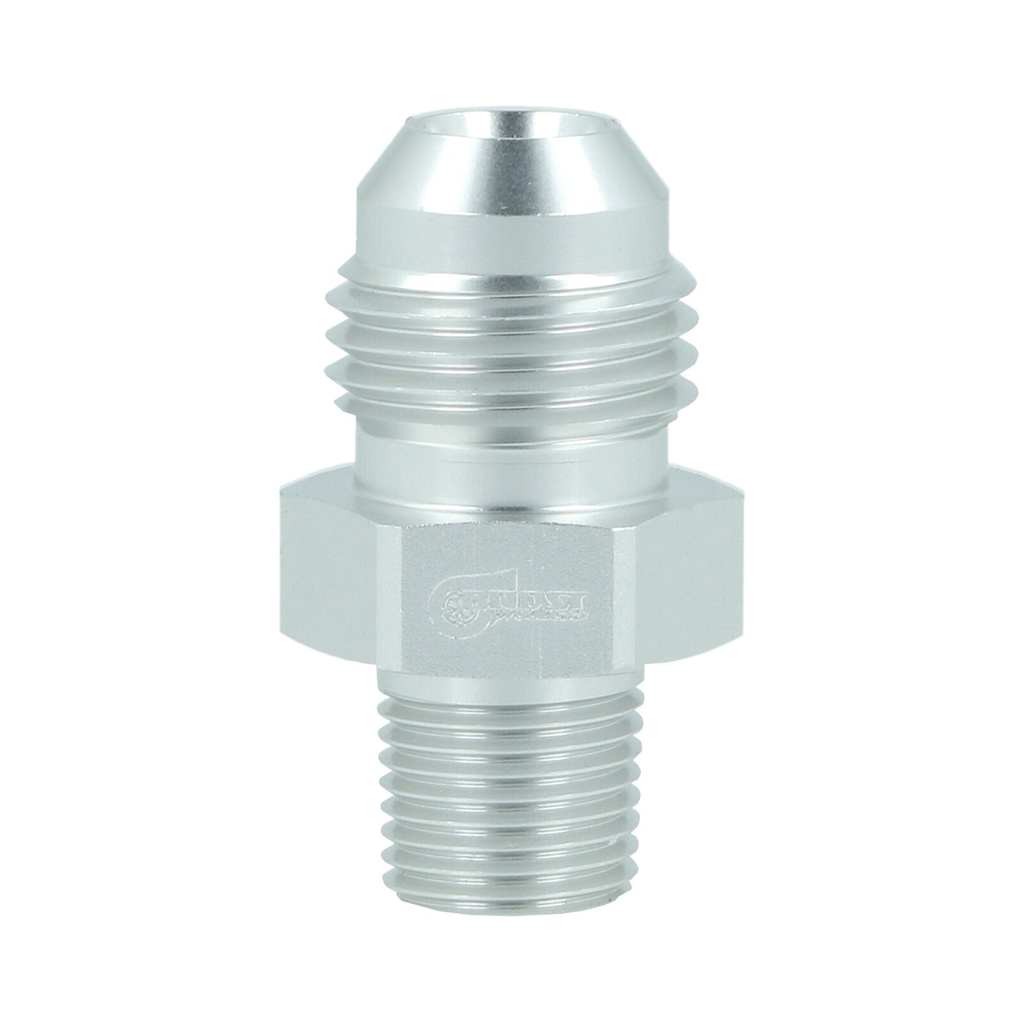 BOOST Products Adapter -06 AN male to 1/8" NPT male, silver