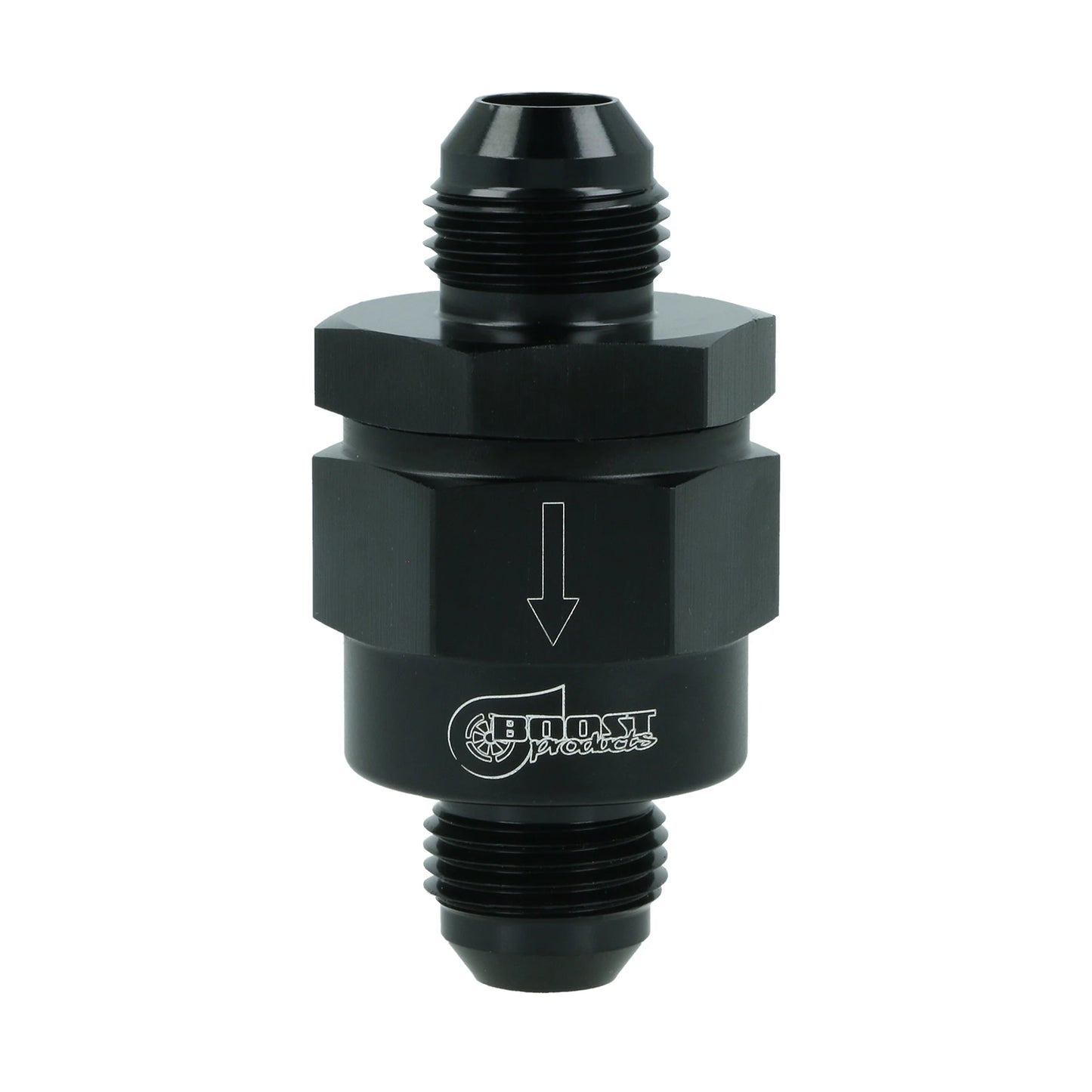 BOOST Products One Way Check Valve -08 AN male, black
