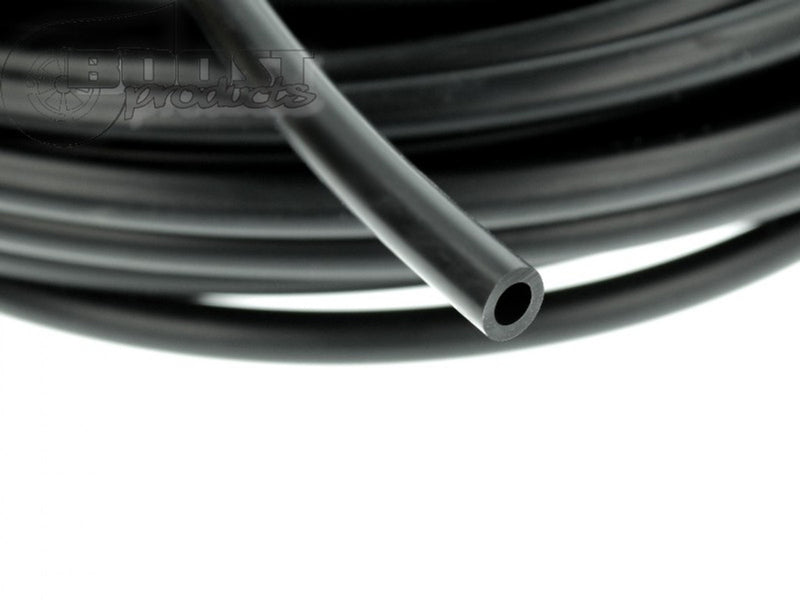 BOOST Products Silicone Vacuum Hose 1/8" ID, Black, 3m (9ft) Roll