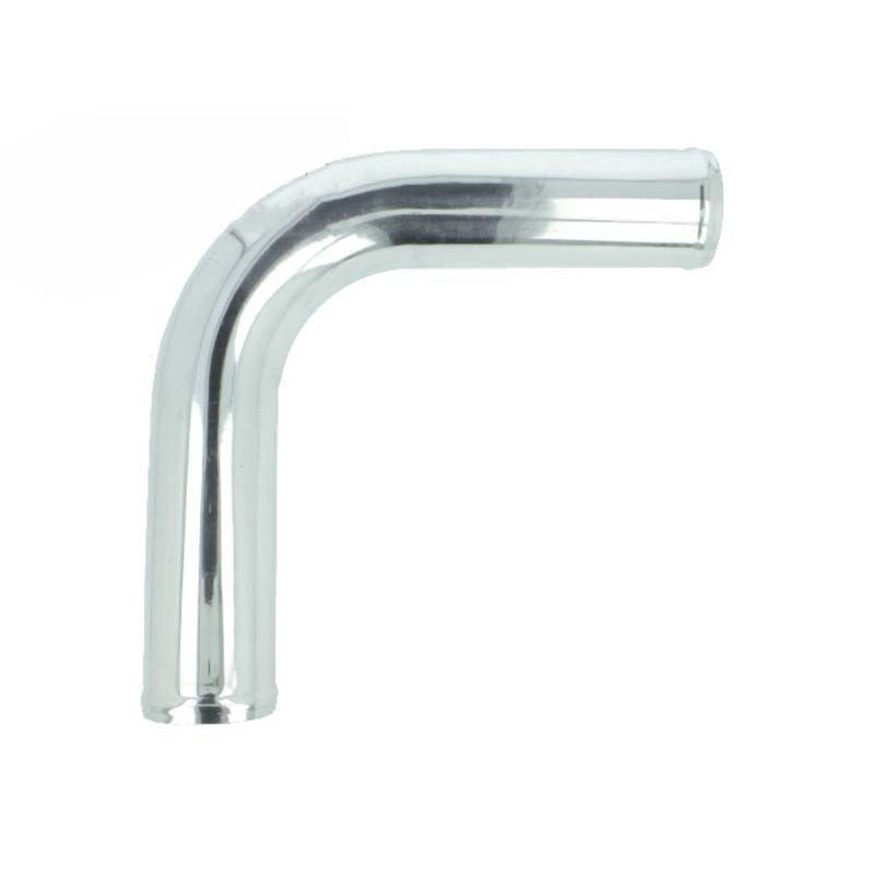 BOOST Products Aluminum Elbow 90 Degrees with 4" OD, Mandrel Bent, Polished