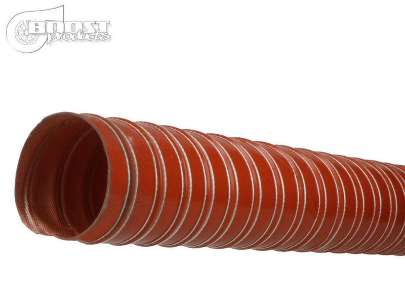 BOOST Products Silicone Air Duct Hose 3" ID, 6' Length, Red