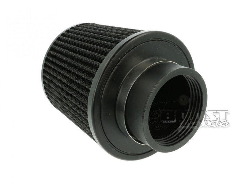 BOOST Products Universal Air Filter 2-3/4" ID Connection, 5" Length, Black