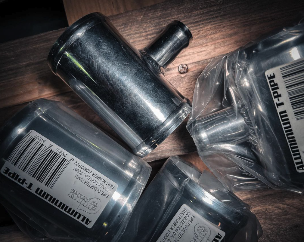 Aluminum Fabrication Parts - T-Pipe Adapters