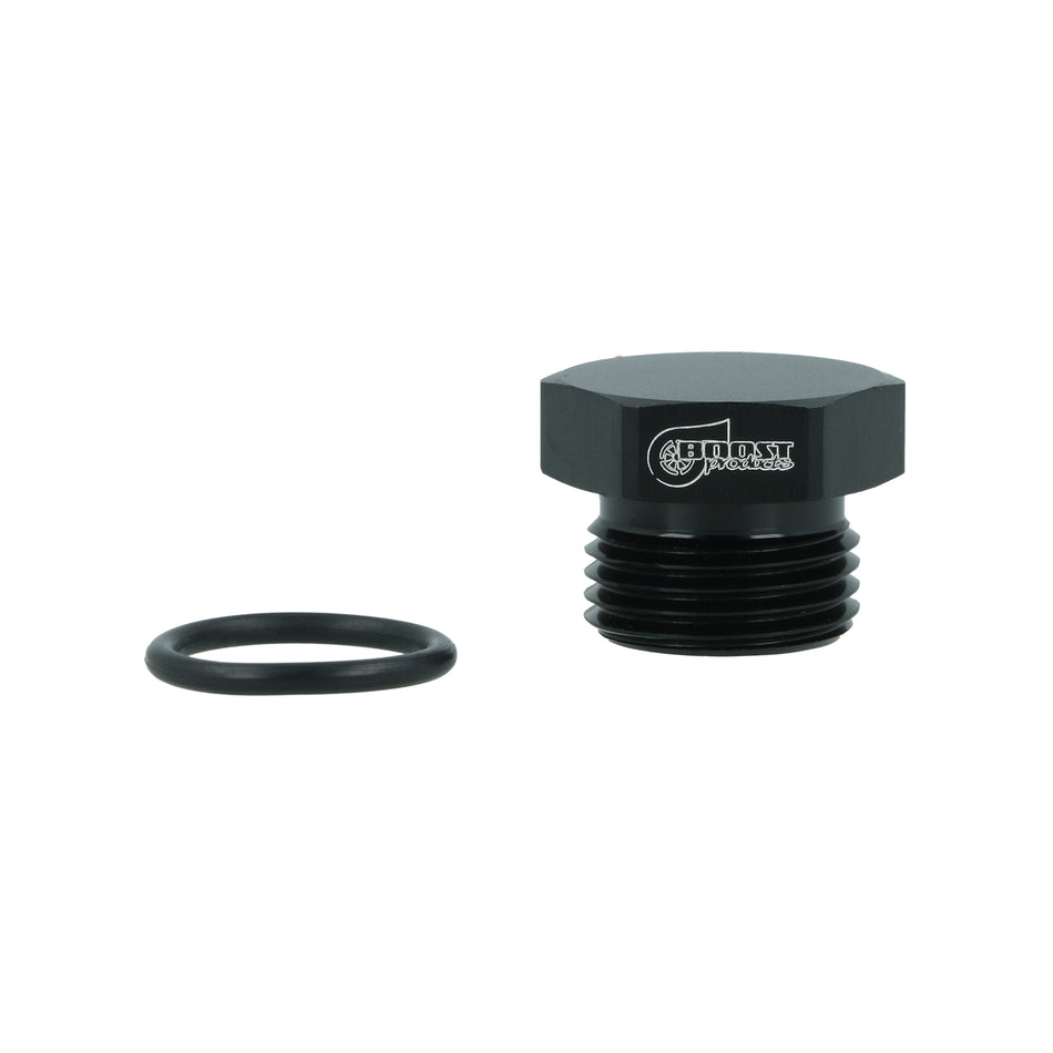 BOOST Products ORB Plug -08 AN male, black