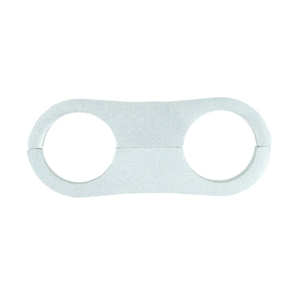 BOOST Products Dual Hose Clamp Bracket / Separator 15.9mm (0.625"), silver