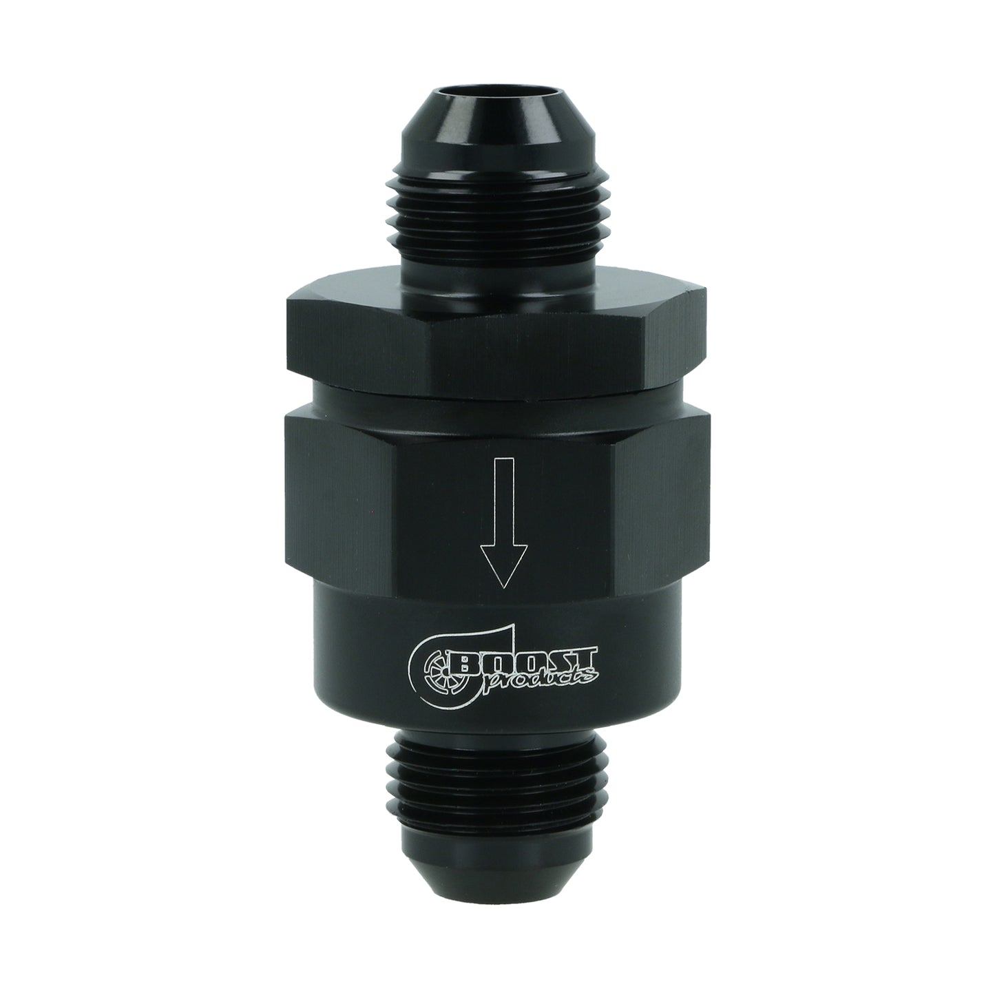 BOOST Products One Way Check Valve -08 AN male, black