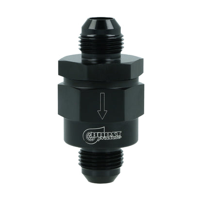 BOOST Products One Way Check Valve -08 AN male, black