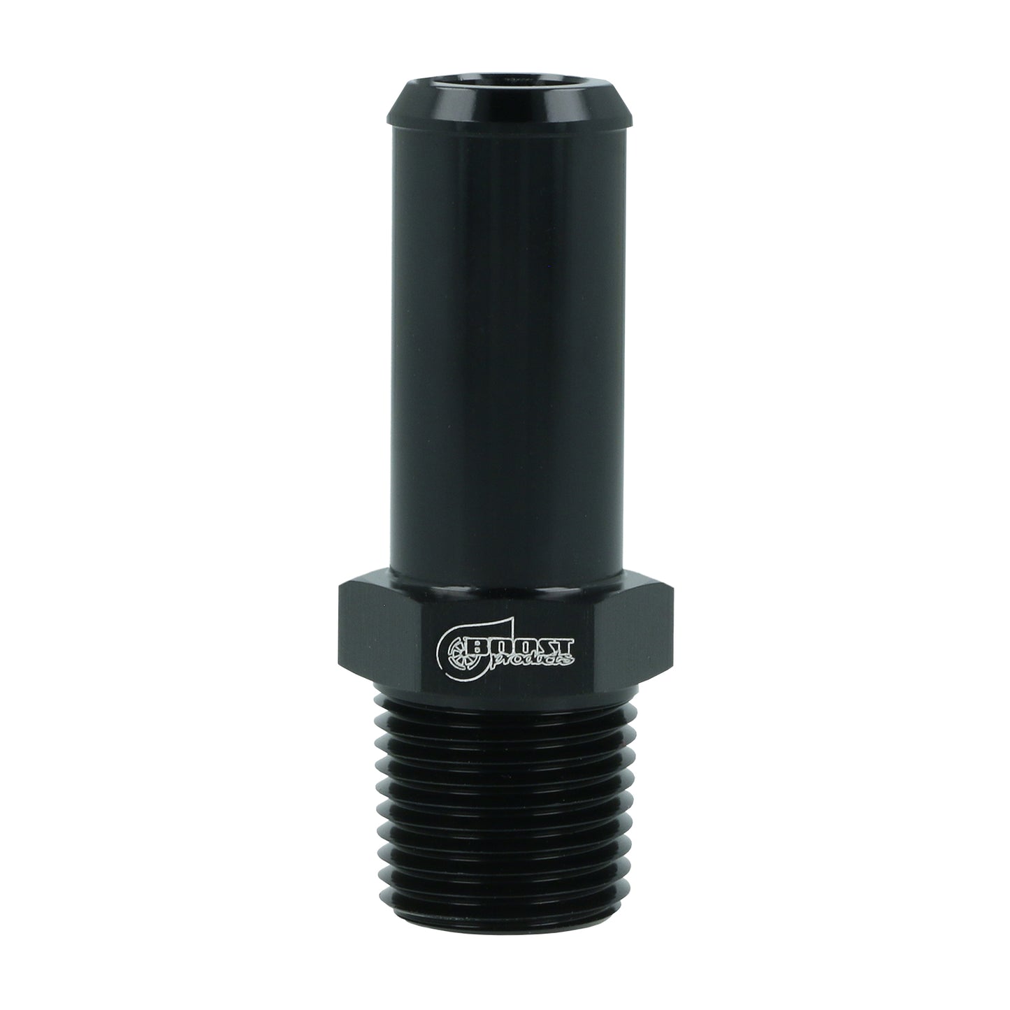 BOOST Products Screw-in Adapter 1/8" NPT male to Hose Connection 19mm (0.75"), black