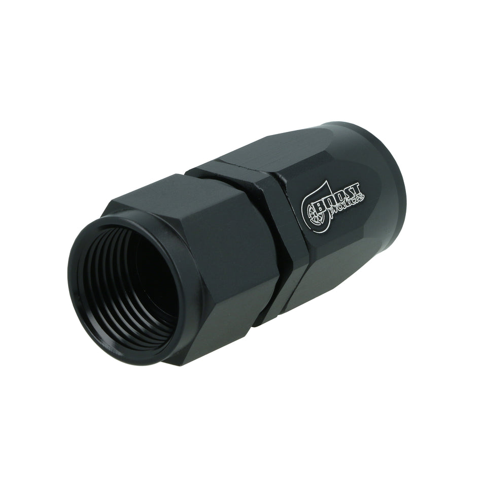 BOOST Products Swivel Hose End -08 AN - straight, black