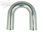 BOOST Products Aluminum Elbow 180 Degrees with 38mm (1-1/2") OD, Mandrel Bent, Polished