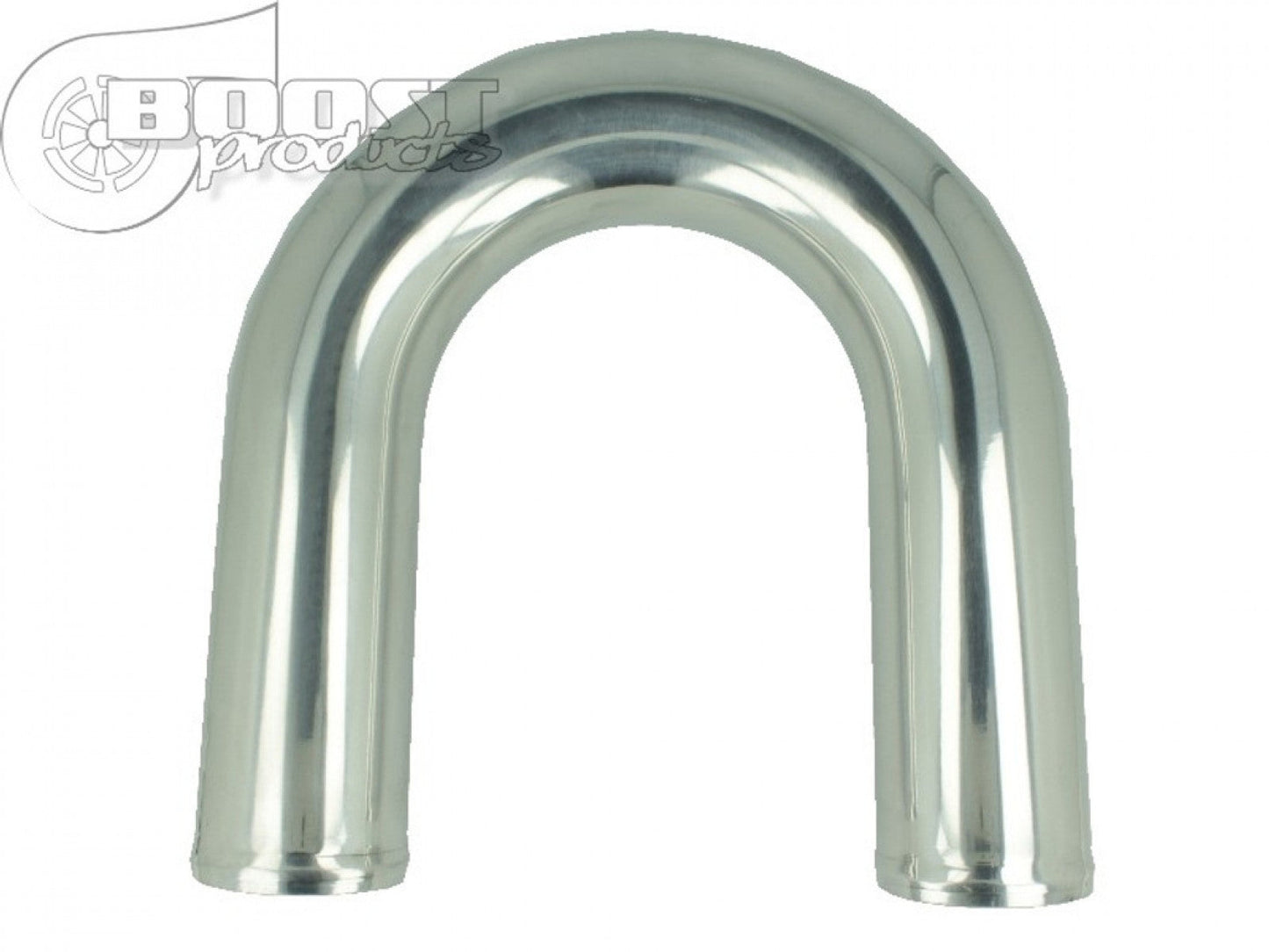 BOOST Products Aluminum Elbow 180 Degrees with 50mm (2") OD, Mandrel Bent, Polished