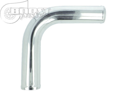 BOOST Products Aluminum Elbow 90 Degrees with 4" OD, Mandrel Bent, Polished