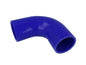 BOOST Products Silicone Elbow 90 degree, 19mm (0.75") ID, blue