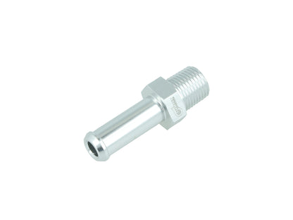 BOOST Products Screw-in Adapter 1/8" NPT male to Hose Connection 8mm (0.325"), silver
