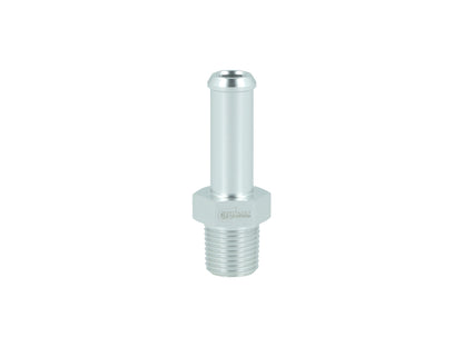 BOOST Products Screw-in Adapter 1/8" NPT male to Hose Connection 8mm (0.325"), silver