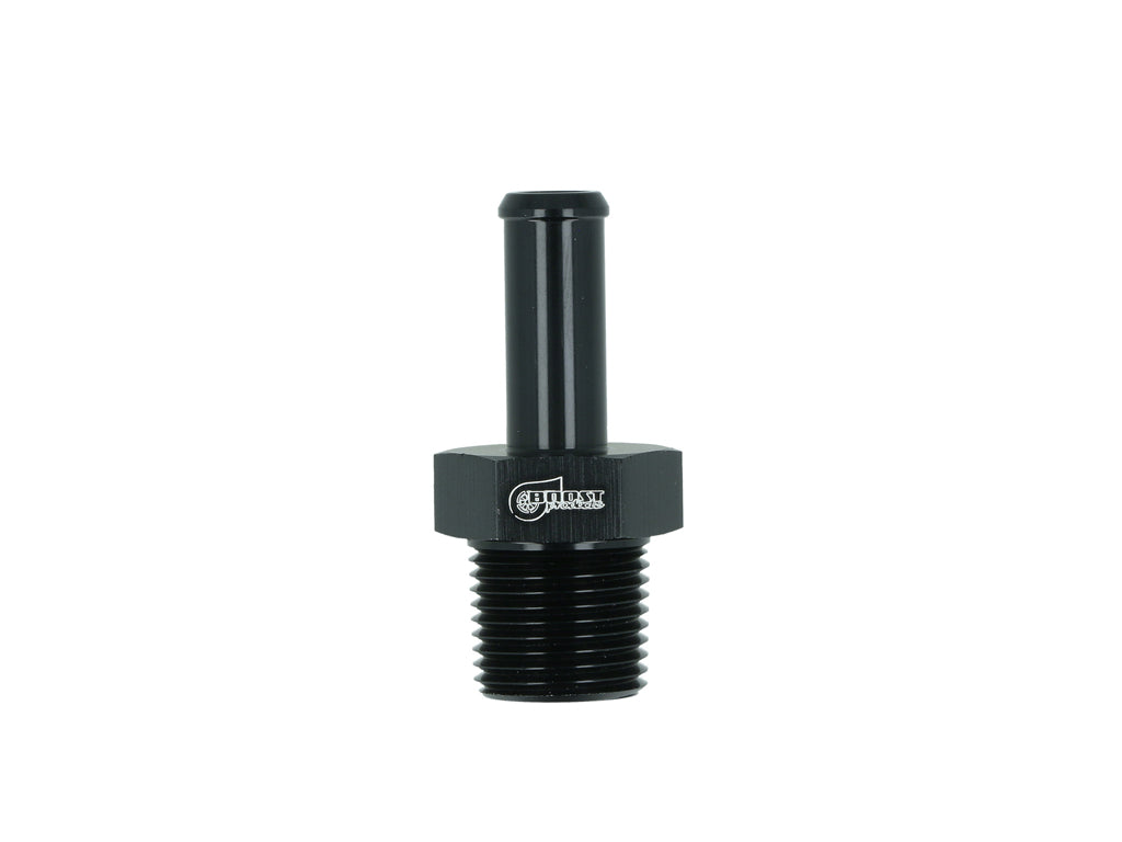 BOOST Products Screw-in Adapter 3/8" NPT male to Hose Connection 10mm (0.4"), black