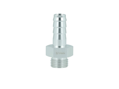 BOOST Products Screw-in Adapter ORB -06 AN male to Barb 10mm (0.4"), silver