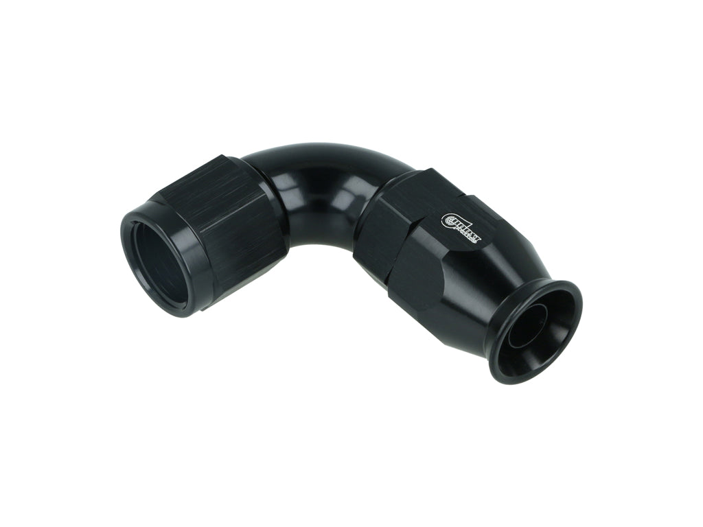 BOOST Products High Flow PTFE Swivel Hose End -06 AN - 90 degree, black
