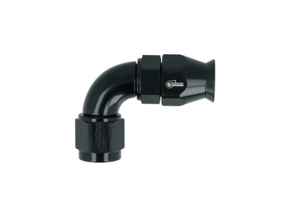 BOOST Products High Flow PTFE Swivel Hose End -06 AN - 90 degree, black