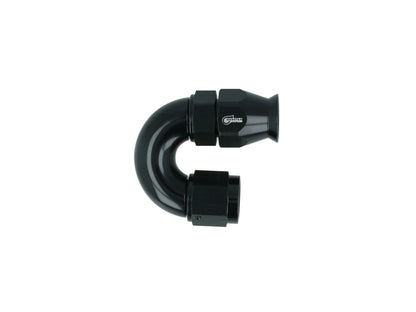 BOOST Products High Flow PTFE Swivel Hose End -06 AN - 180 degree, black