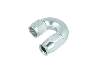 BOOST Products High Flow PTFE Swivel Hose End -08 AN - 180 degree, silver