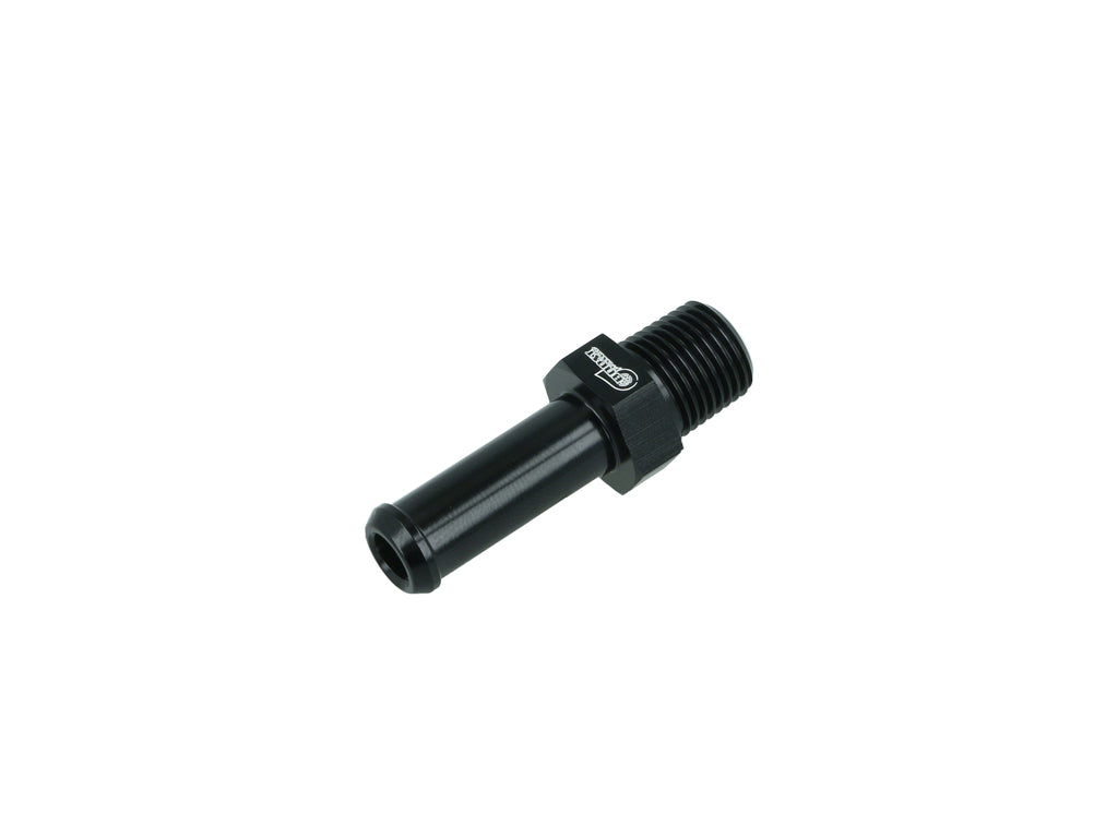 BOOST Products Screw-in Adapter 1/8" NPT male to Hose Connection 8mm (0.325"), black