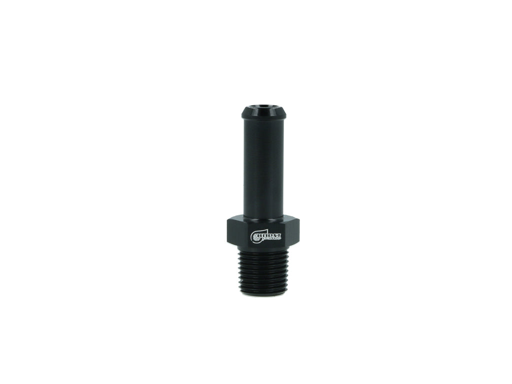 BOOST Products Screw-in Adapter 1/8" NPT male to Hose Connection 8mm (0.325"), black