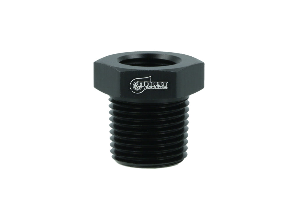 BOOST Products Screw-in Reducer 1/4" NPT female to 3/8" NPT male, black