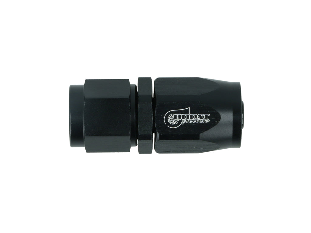 BOOST Products Swivel Hose End -06 AN - straight, black