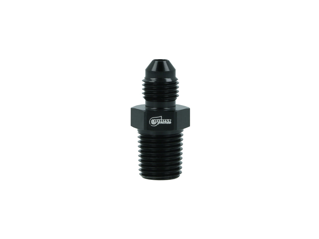 BOOST Products Adapter -04 AN male to 1/4" NPT male, black