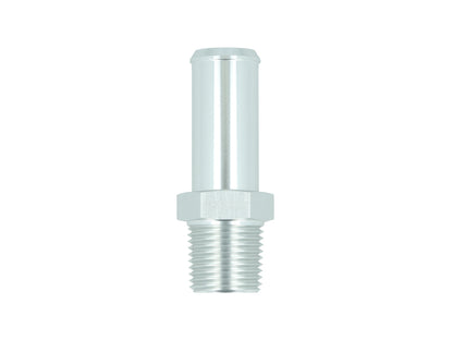 BOOST Products Screw-in Adapter 1/8" NPT male to Hose Connection 19mm (0.75"), silver