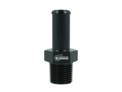BOOST Products Screw-in Adapter 3/8" NPT male to Hose Connection 13mm (0.5"), black