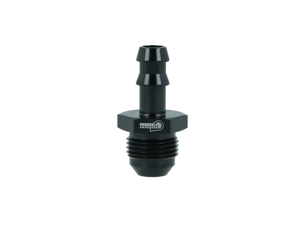 BOOST Products Screw-in Adapter -08 AN male to Barb 10mm (0.4"), black
