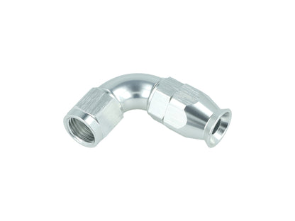 BOOST Products High Flow PTFE Swivel Hose End -06 AN - 90 degree, silver
