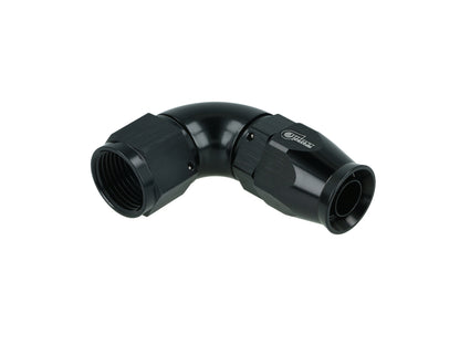 BOOST Products High Flow PTFE Swivel Hose End -10 AN - 90 degree, black