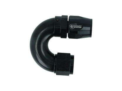 BOOST Products High Flow Swivel Hose End -10 AN - 180 degree, black