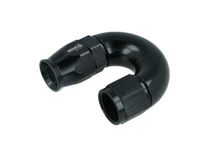 BOOST Products High Flow PTFE Swivel Hose End -10 AN - 180 degree, black