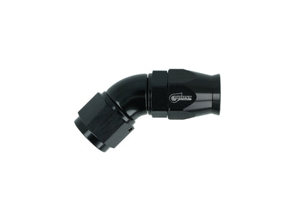 BOOST Products High Flow PTFE Swivel Hose End -10 AN - 45 degree, black