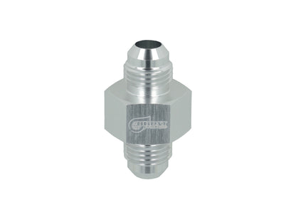 BOOST Products Adapter -06 AN male to -06 AN male with Port 1/8" NPT, silver