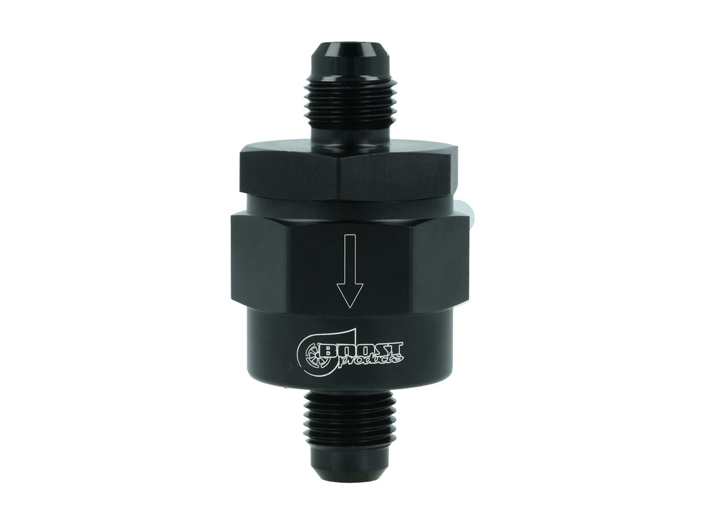 BOOST Products One Way Check Valve -06 AN male, black